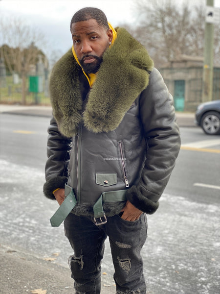 ジャケット HALFBOY Short sheepskin with shearling collar HALFBOY Cropped shearling jacket | NET-A-PORTER
