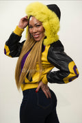 Women's 8 Ball Jacket With Premium Fox Fur Hood