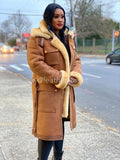 Women's Milan Real Sheepskin Coat