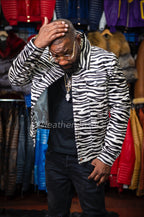 Men's Dylan Pony Jacket [Zebra]