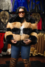 Women's Ava Fox Bomber Jacket Two Tone