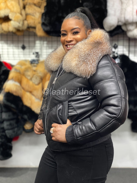 FOXEY - FOXEY Blouson "Lady V Parka" ベルベットブラック38 eZyWatermark_25-11-2020_04-24-