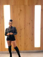 Women's Jean Jacket Black